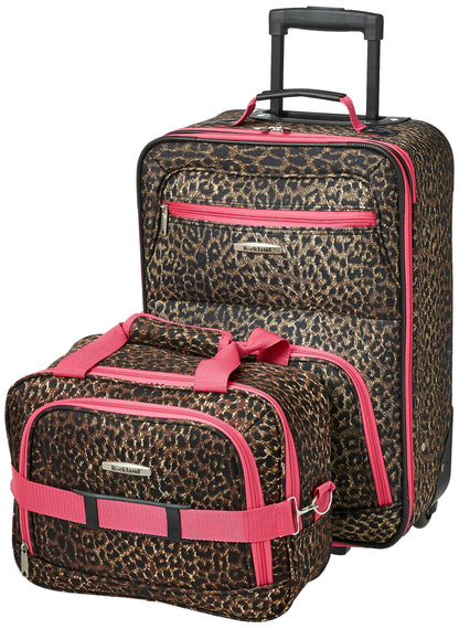 Rockland Expandable Dot Luggage Set - 2 Piece