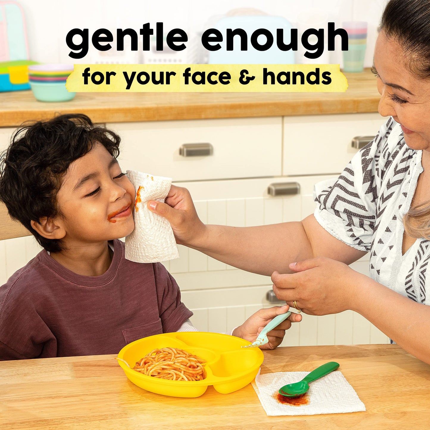 QuickClean Triple White Towels - 6 Roll Equivalent