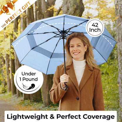 TUMELLA Elite Windproof Travel Umbrella