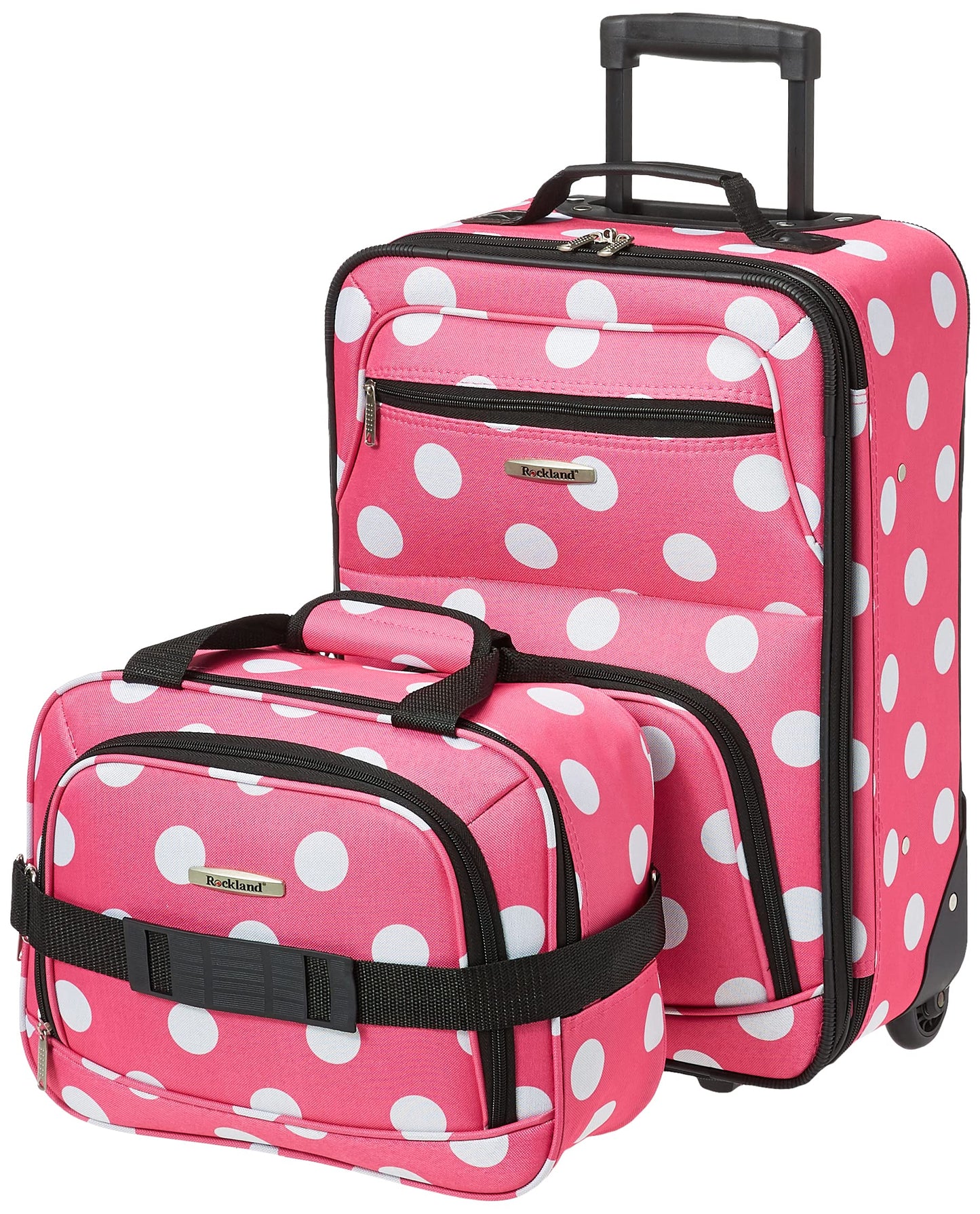 Rockland Expandable Dot Luggage Set - 2 Piece