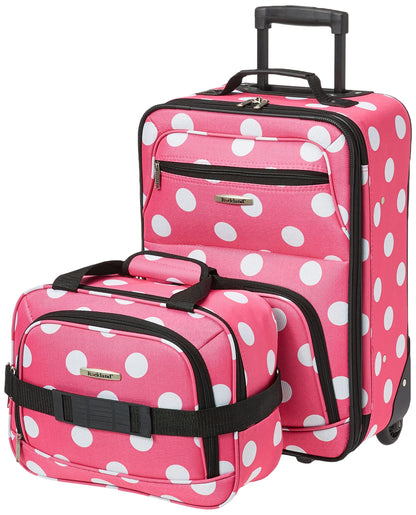 Rockland Expandable Dot Luggage Set - 2 Piece