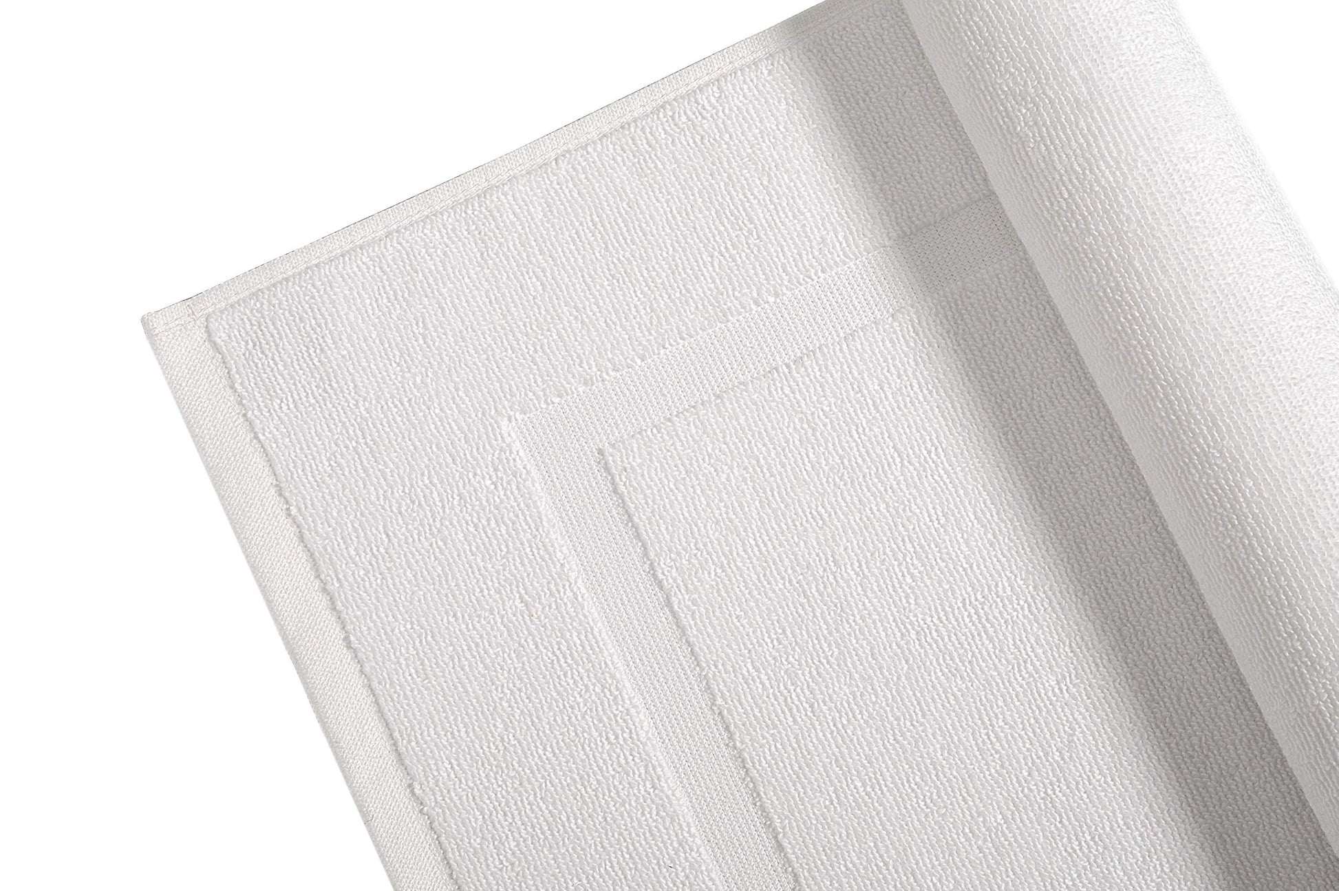 Soft Silver Banded Bath Rug Mat - Handbags Specialist Headquarter