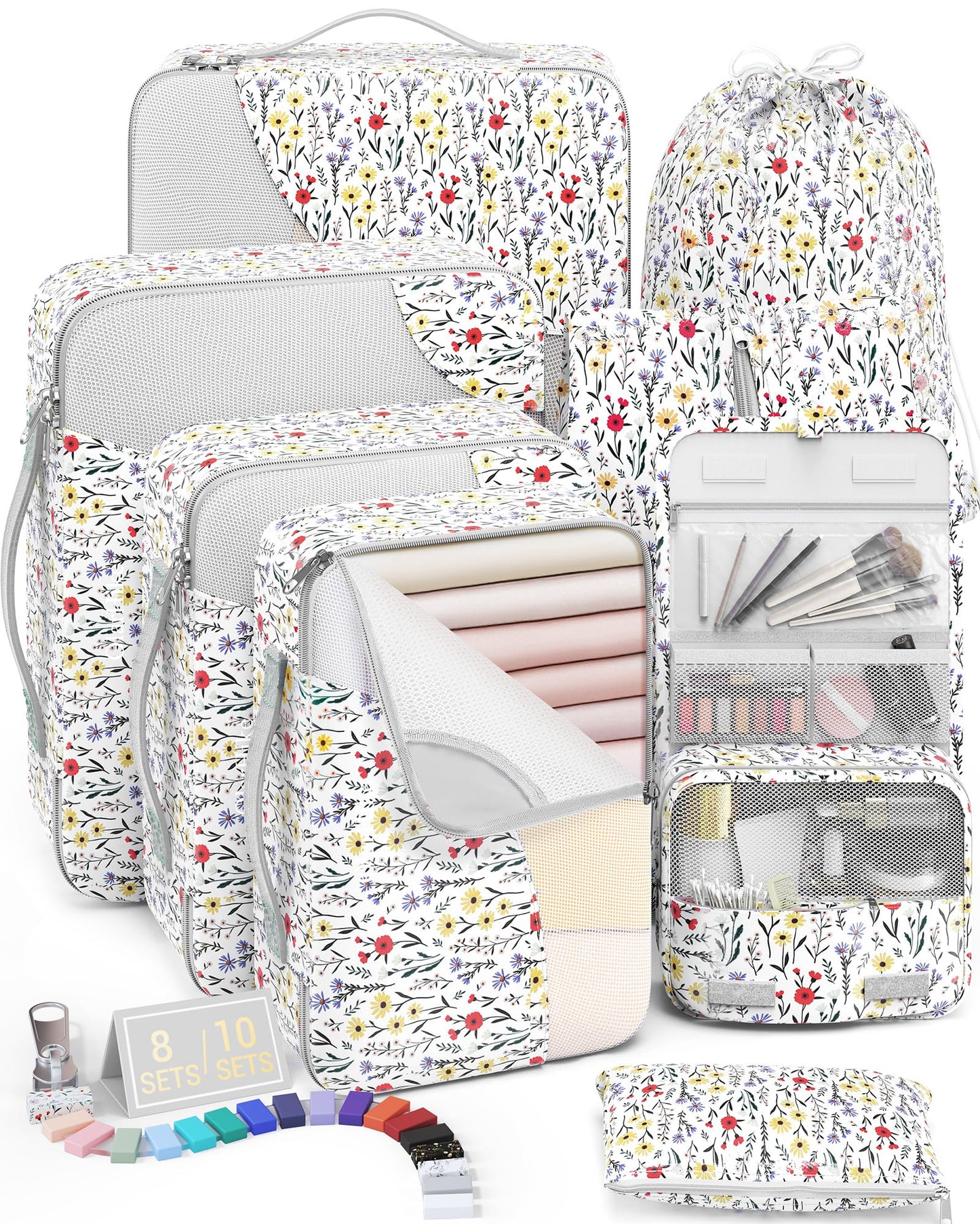 OlarHike Travel Cube Set - Cream Organizer & Gifts