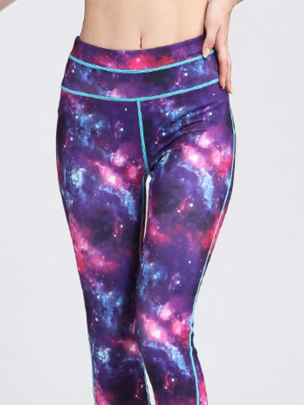Printed Active High Waist Leggings - Premium Leggings from Trendsi - Just $48.12! Shop now at Handbags Specialist Headquarter