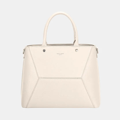 David Jones PU Leather Handbag - Premium Tote Bag from Trendsi - Just $44.99! Shop now at Handbags Specialist Headquarter