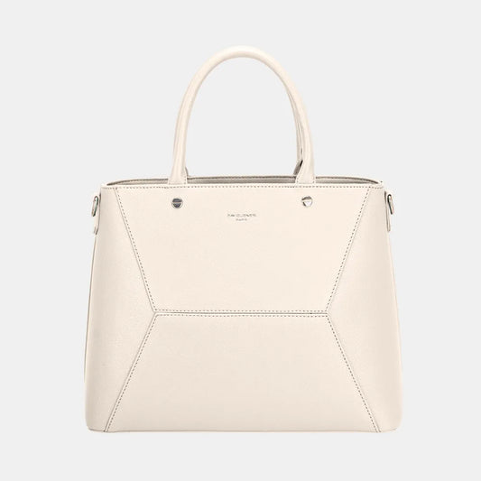 David Jones PU Leather Handbag - Premium Tote Bag from Trendsi - Just $44.99! Shop now at Handbags Specialist Headquarter