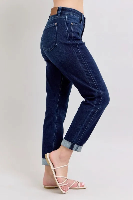 Judy Blue Full Size High Waist Boyfriend Jeans Plus Size - Premium Women / Jeans & Denim from Trendsi - Just $61.99! Shop now at Handbags Specialist Headquarter