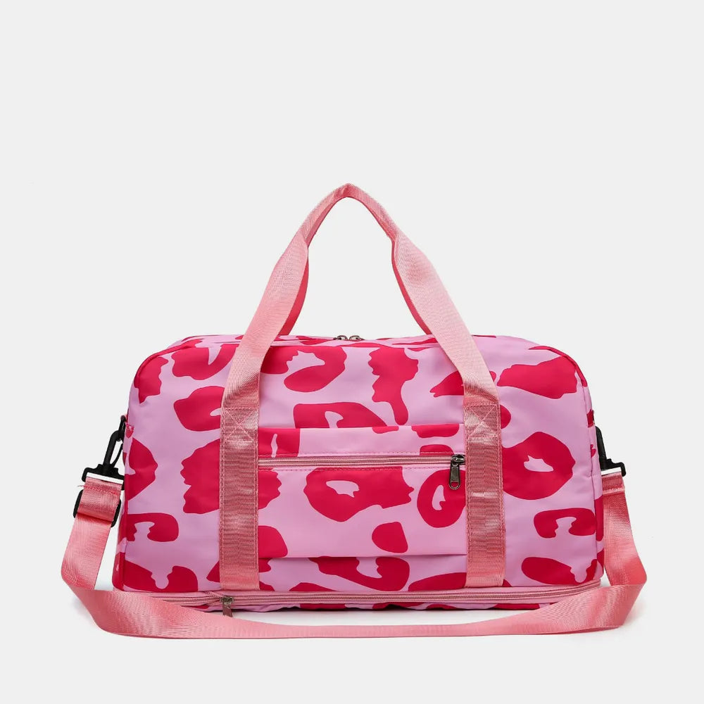 Oxford Cloth Printed Travel Bag - Premium travel-bag from Trendsi - Just $44.99! Shop now at Handbags Specialist Headquarter