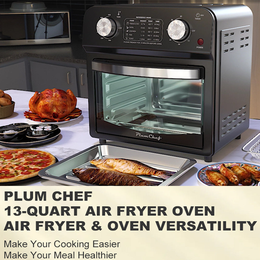 CrispMaster 12.5 Qt Dual Knob Air Fryer Oven