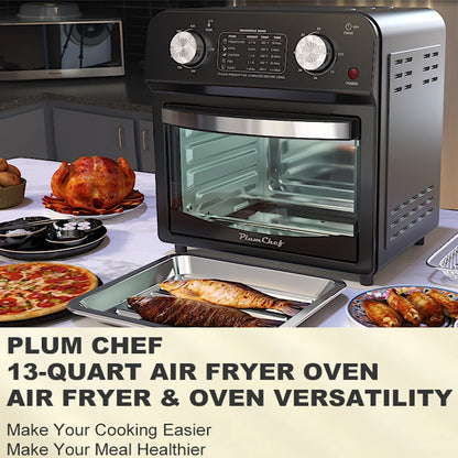 CrispMaster 12.5 Qt Dual Knob Air Fryer Oven