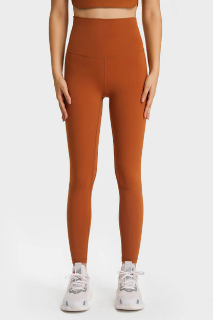 Millennia Ultra Soft High Waist Leggings - Premium Leggings from Trendsi - Just $57.72! Shop now at Handbags Specialist Headquarter