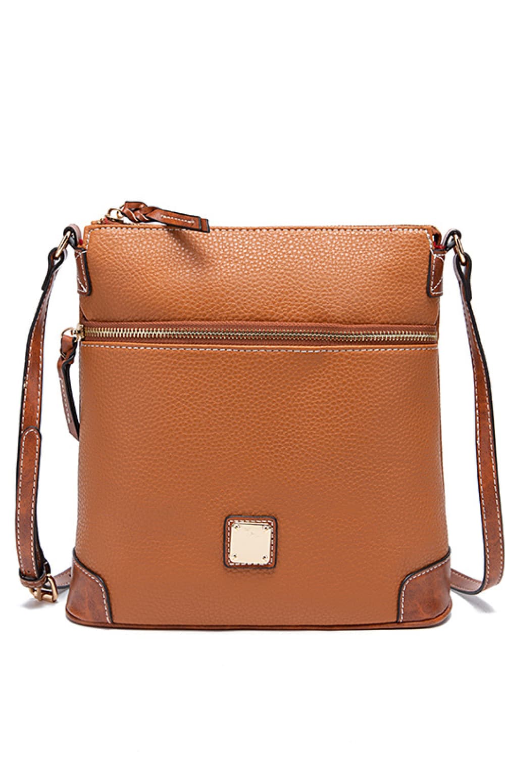 PU Leather Crossbody Bag - Premium handbags from Trendsi - Just $44.99! Shop now at Handbags Specialist Headquarter