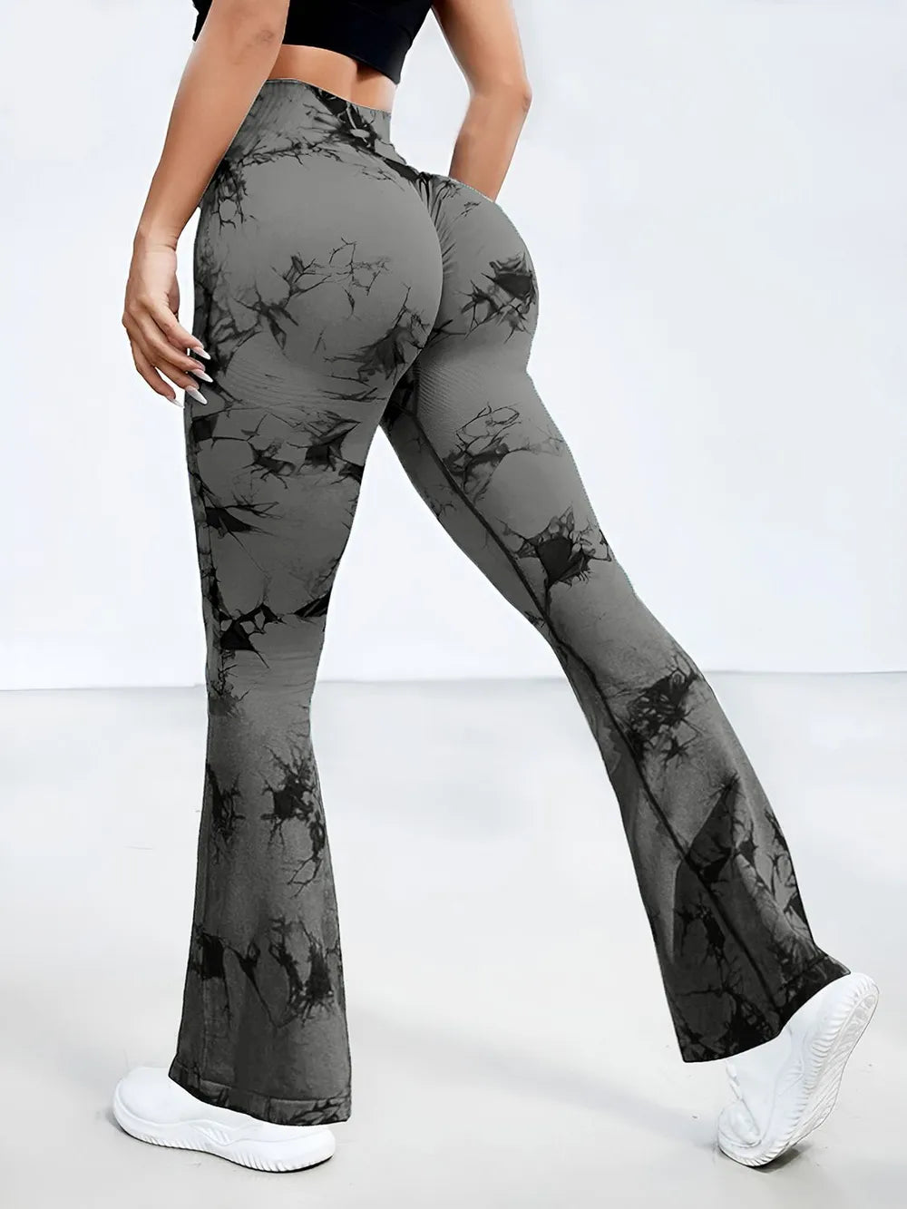 Tie-Dye High Waist Active Leggings - Premium Leggings from Trendsi - Just $40.59! Shop now at Handbags Specialist Headquarter