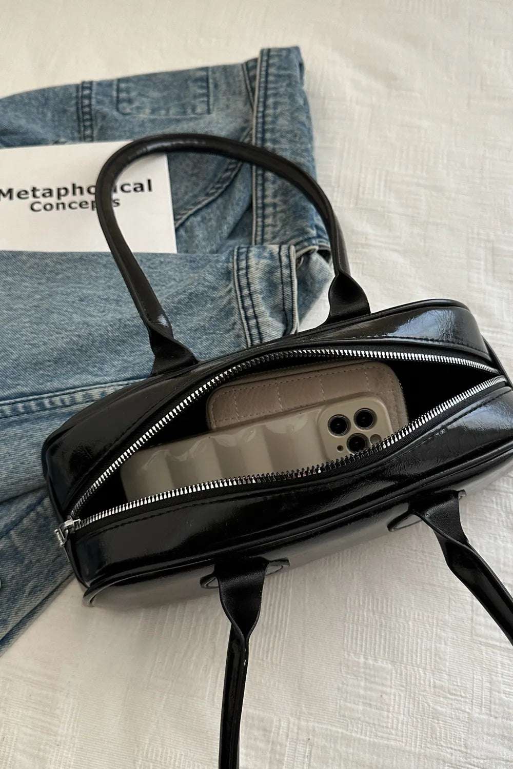 PU Leather Shoulder Bag - Premium Crossbody Bag from Trendsi - Just $18.99! Shop now at Handbags Specialist Headquarter