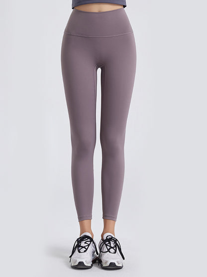 Wide Waistband Sports Leggings - Premium Leggings from Trendsi - Just $52.05! Shop now at Handbags Specialist Headquarter