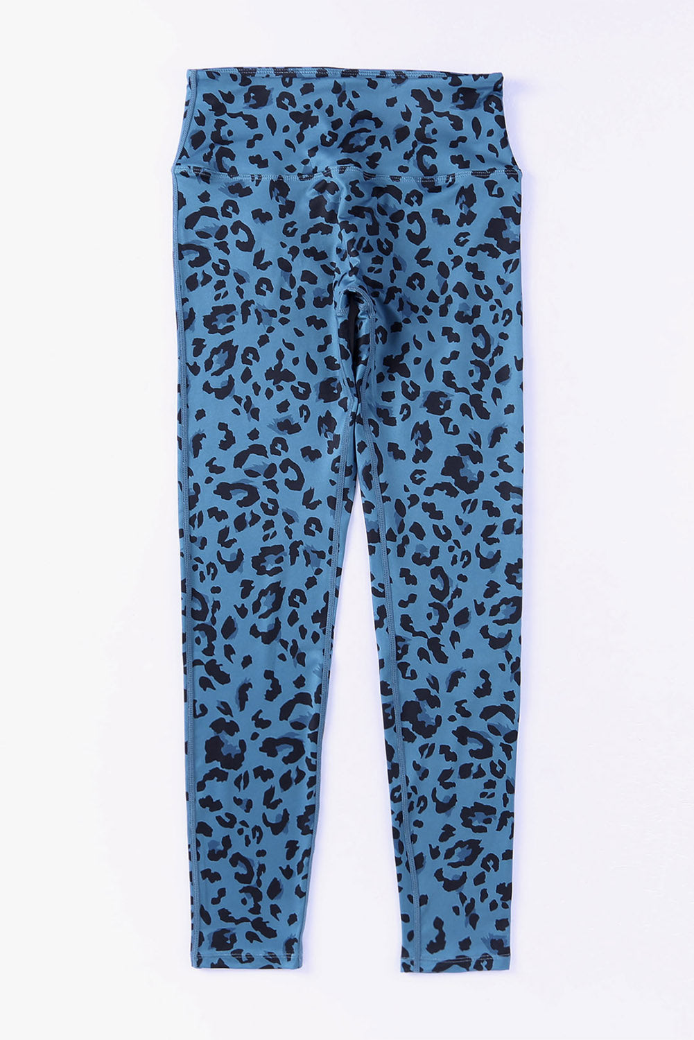 Leopard Print Wide Waistband Leggings - Premium Leggings from Trendsi - Just $43.71! Shop now at Handbags Specialist Headquarter