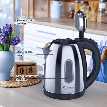 RapidBoil 1.8L Electric Kettle with Safety Features