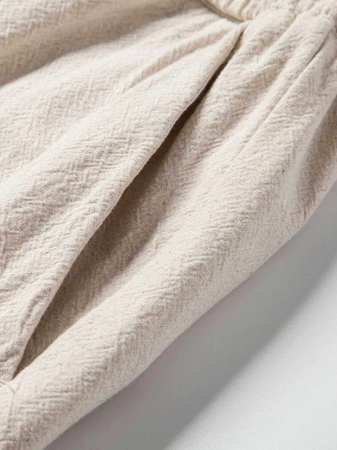 Men's Drawstring Straight Pants.