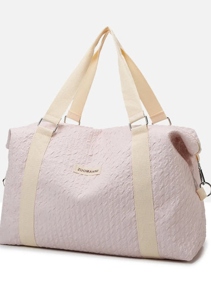 Texture Oxford Cloth Travel Bag - Premium travel-bag from Trendsi - Just $39.99! Shop now at Handbags Specialist Headquarter