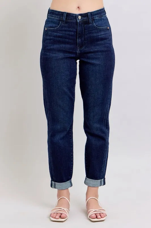 Judy Blue Full Size High Waist Boyfriend Jeans Plus Size - Premium Women / Jeans & Denim from Trendsi - Just $61.99! Shop now at Handbags Specialist Headquarter