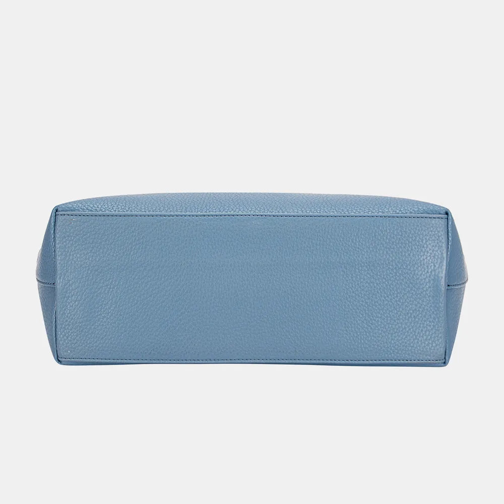 David Jones PU Leather Tote Bag - Premium Tote Bag from Trendsi - Just $40.99! Shop now at Handbags Specialist Headquarter