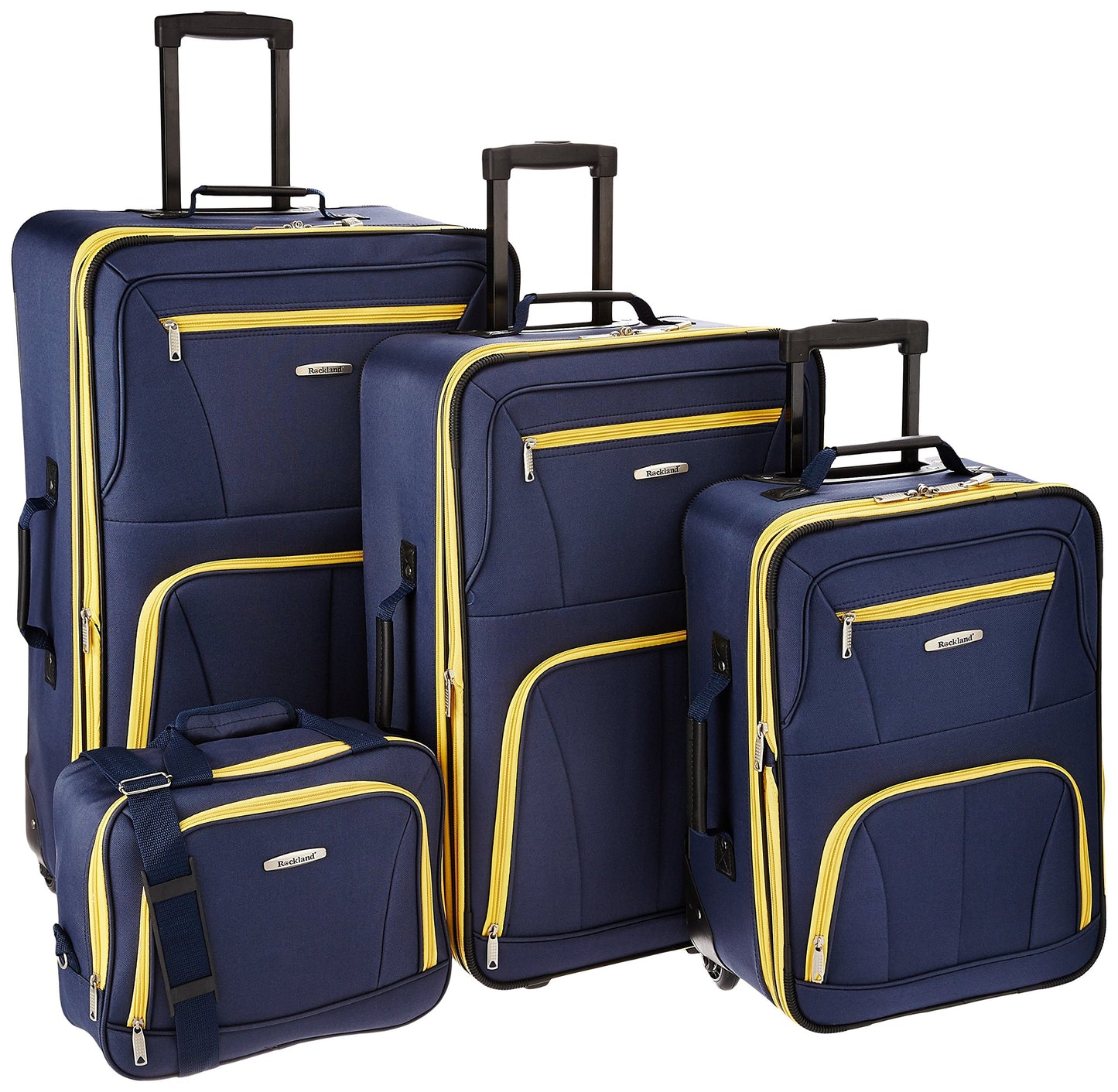 Charcoal Rockland Journey Expandable Luggage Set