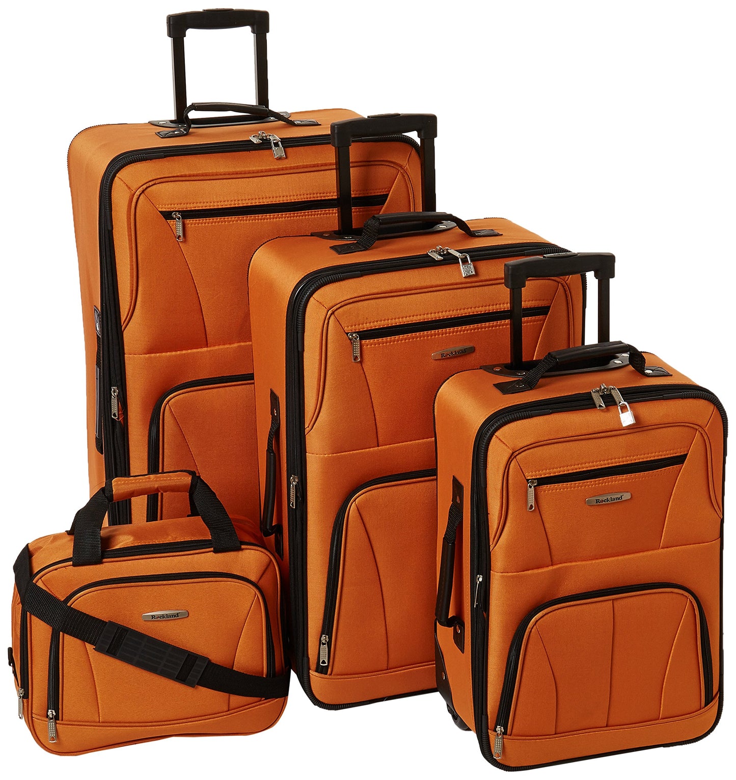 Charcoal Rockland Journey Expandable Luggage Set