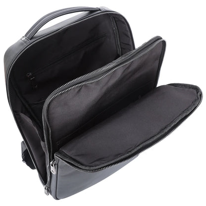 New Design Fashion Business Style Cowhide Computer Backpack Leather Stylish Laptop Bag High Quantity Leather Back Pack - Premium Backpack Bags from Handbags Specialist Headquarter - Just $165.99! Shop now at Handbags Specialist Headquarter