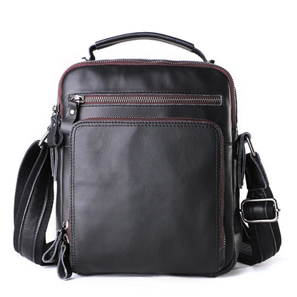 JOYIR New Genuine Leather Men Vintage Handbags Small Flap Men's Shoulder Bag Casual Office Messenger Bags Fashion Crossbody Bag - Premium  from eprolo - Just $73.46! Shop now at Handbags Specialist Headquarter