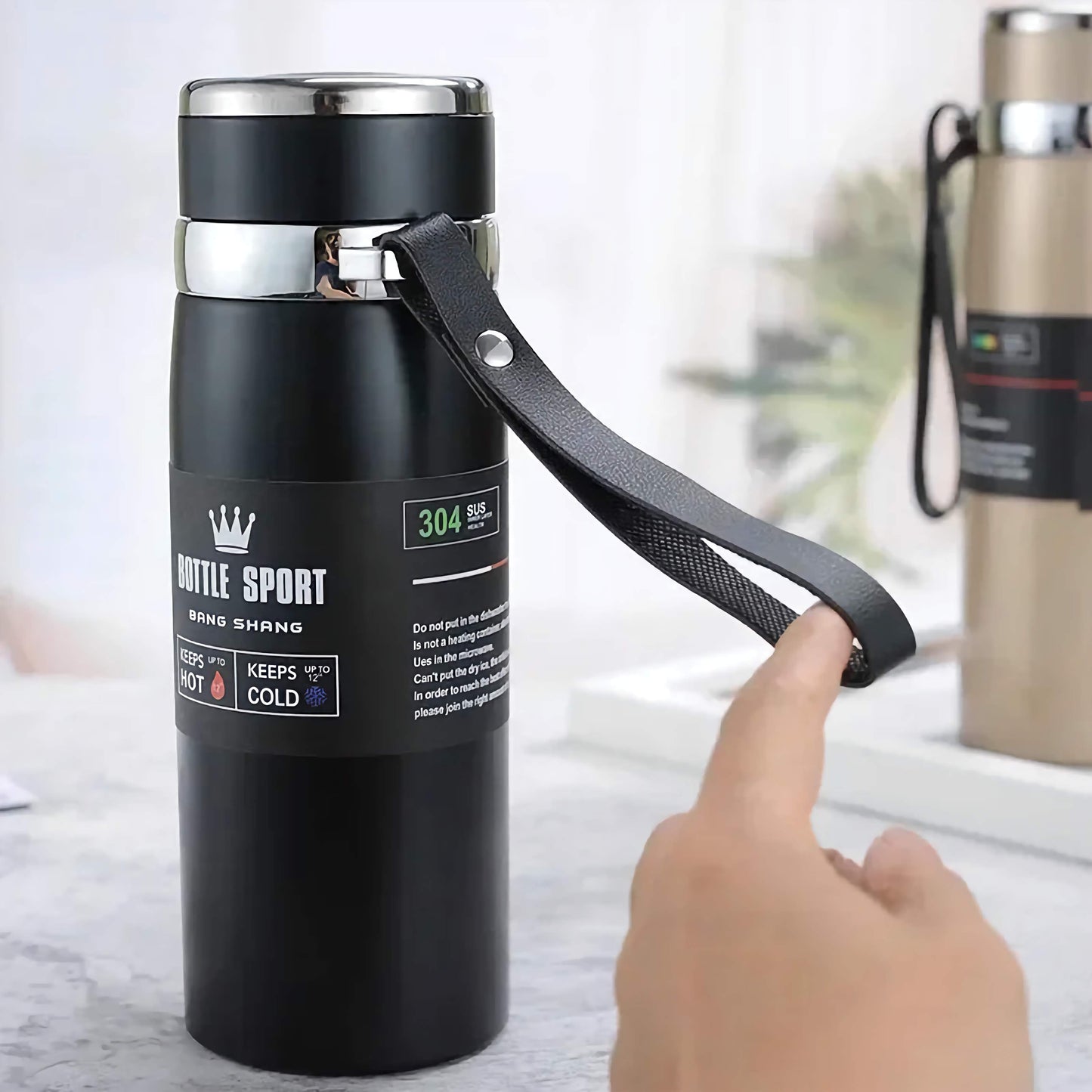 1L Thermal Water Bottle Keep Cold and Hot Water Bottle Thermos for Coffee Tea Vacuum Flasks Stainless Steel Thermos Bottle