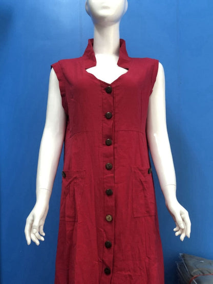 Vintage Fashion Loose Comfortable  V-neck  Dresses - Premium  from Shop1103664268 Store - Just $29.99! Shop now at Handbags Specialist Headquarter