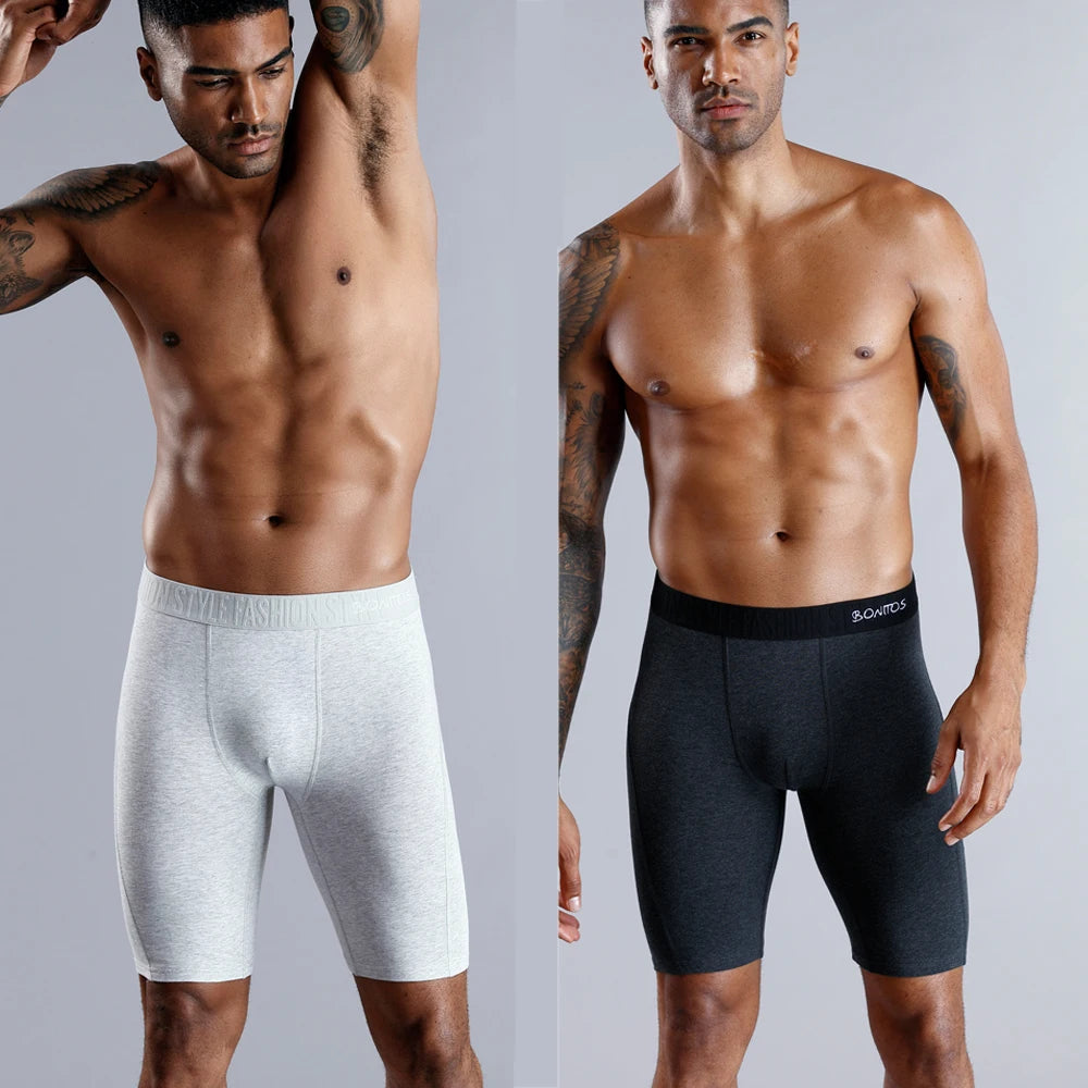 4pcs long boxers for men underwear plus size Men's panties sexy long leg underpants cotton Mens boxer shorts fashion male Trunk - Premium Men's underwear from eprolo - Just $46.95! Shop now at Handbags Specialist Headquarter