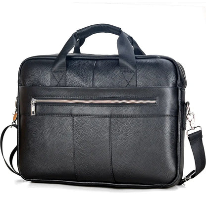 Men Genuine Leather Handbags Casual Leather Laptop Bags Male Business Travel Messenger Bags Men's Crossbody Shoulder Bag - Premium  from LACHIOUR Store - Just $169.99! Shop now at Handbags Specialist Headquarter