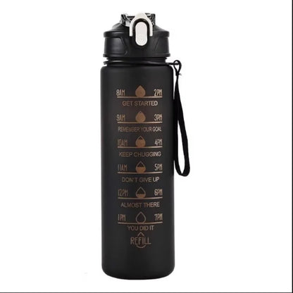 Sports Water Bottle with Time-Tracking Straw Leak Proof Locking Flip Cover for Easy Carry Ideal for Outdoor Adventures - Premium  from eprolo - Just $19.99! Shop now at Handbags Specialist Headquarter