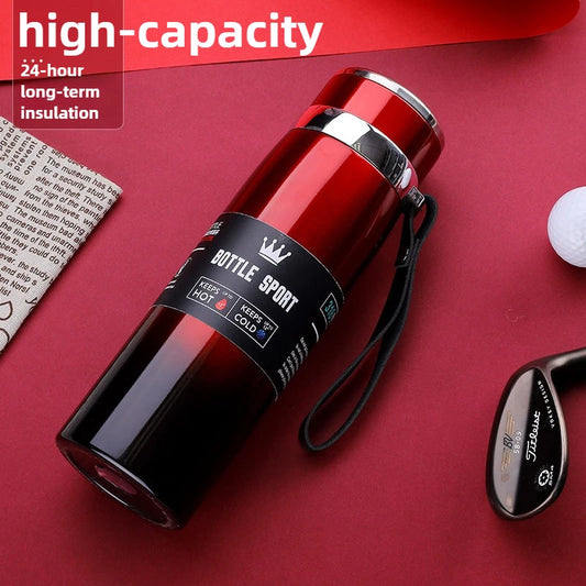 1L Thermal Water Bottle Keep Cold and Hot Water Bottle Thermos for Coffee Tea Vacuum Flasks Stainless Steel Thermos Bottle - Premium Water Bottles from eprolo - Just $23.99! Shop now at Handbags Specialist Headquarter