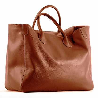 Oversized 41cm Big Women Tote Bag 100% Natural Leather Top Cow Hide Leather Handbag Luxury Lady Travel Bag Daily New - Premium Luggage Travel Bags from eprolo - Just $162.13! Shop now at Handbags Specialist Headquarter