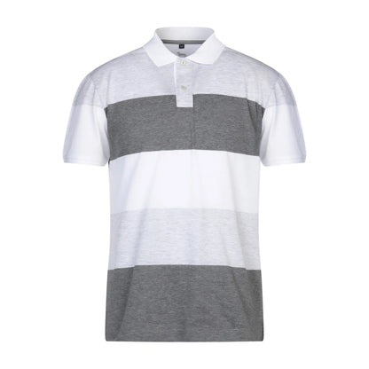 Men's Casual Striped Polo Shirt - Summer Style - Premium Men's Polo shirt from Handbags Specialist Headquarter - Just $29.98! Shop now at Handbags Specialist Headquarter
