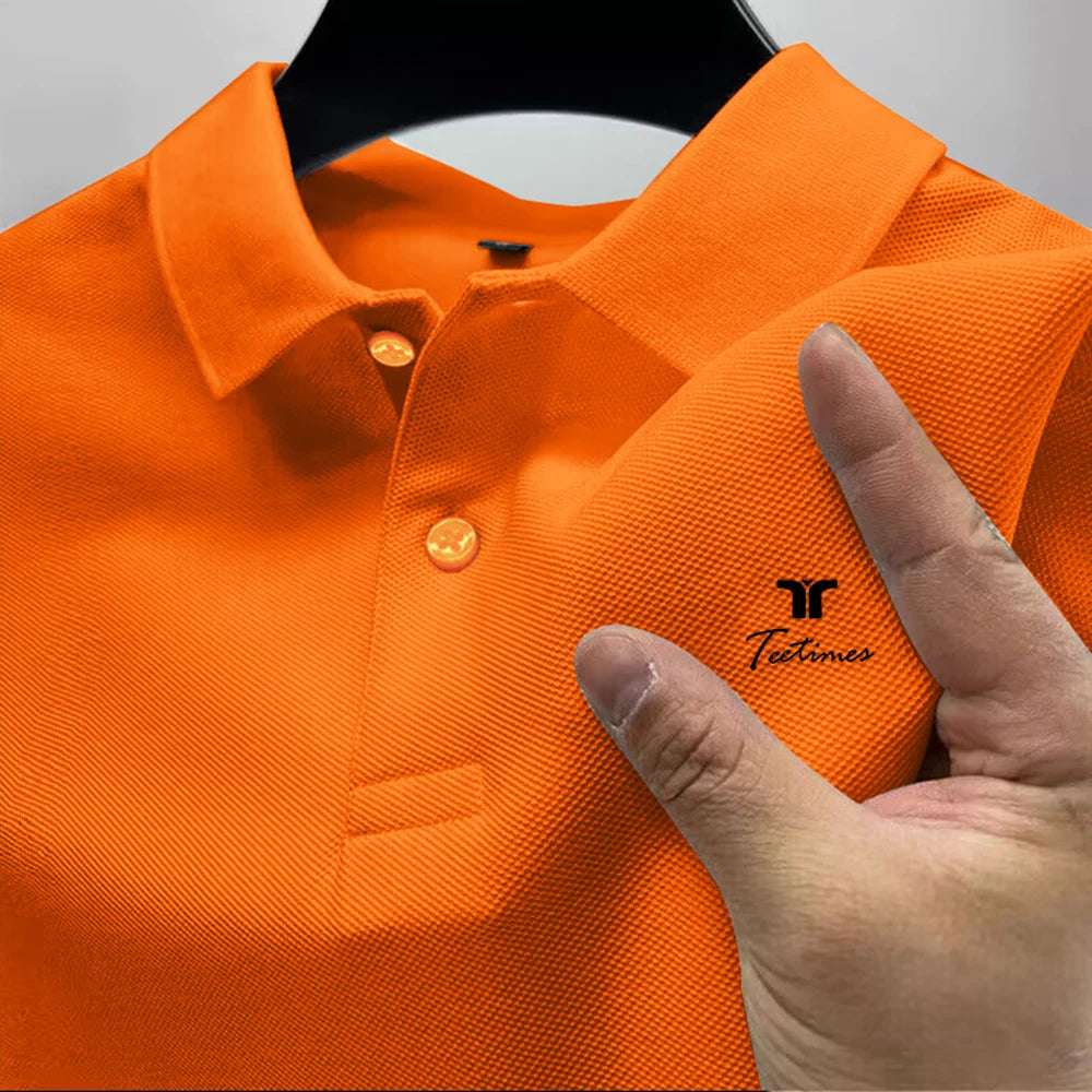Men's Polo Shirt Short Sleeve - Perfect for Summer - Premium Men's Polo Shirt from Handbags Specialist Headquarter - Just $27.95! Shop now at Handbags Specialist Headquarter