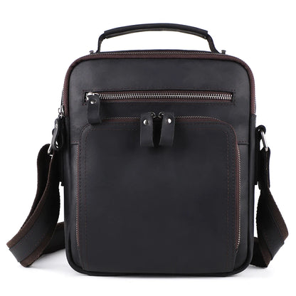 JOYIR New Genuine Leather Men Vintage Handbags Small Flap Men's Shoulder Bag Casual Office Messenger Bags Fashion Crossbody Bag - Premium  from eprolo - Just $73.46! Shop now at Handbags Specialist Headquarter