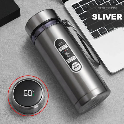500ml–1L Stainless Steel Thermos Bottle – LED Temperature Display Vacuum Flask - Premium Water Bottles from Shop1104693174 Store - Just $23.99! Shop now at Handbags Specialist Headquarter