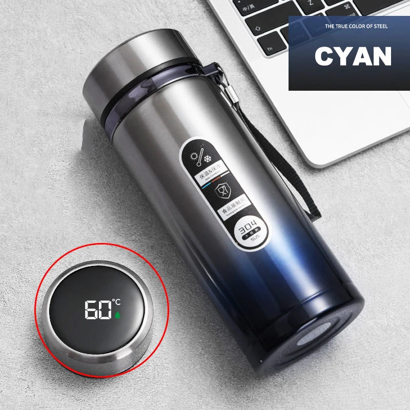500ml–1L Stainless Steel Thermos Bottle – LED Temperature Display Vacuum Flask - Premium Water Bottles from Shop1104693174 Store - Just $23.99! Shop now at Handbags Specialist Headquarter