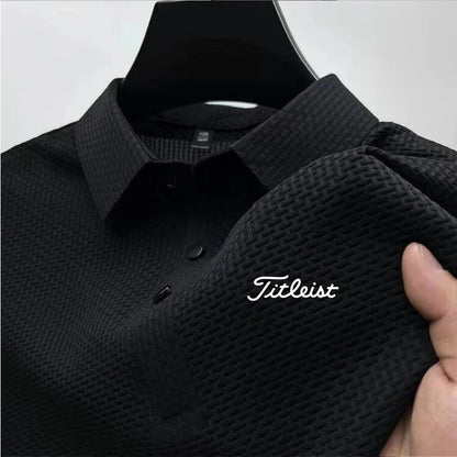 High Quality Summer Men's Ice Silk Polo Shirt New Short Sleeve Tops T-Shirt Polo Shirt Men's Fashion Casual Golf Clothing - Premium Men's Polo Shirt from Handbags Specialist Headquarter - Just $34.95! Shop now at Handbags Specialist Headquarter