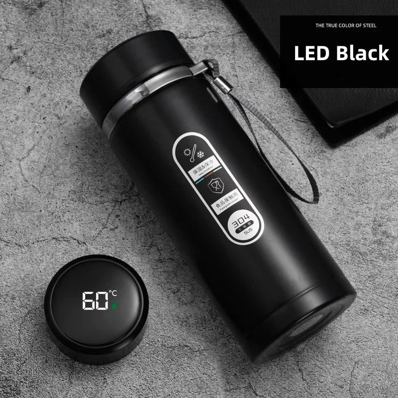 500ml–1L Stainless Steel Thermos Bottle – LED Temperature Display Vacuum Flask - Premium Water Bottles from Shop1104693174 Store - Just $23.99! Shop now at Handbags Specialist Headquarter