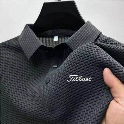 High Quality Summer Men's Ice Silk Polo Shirt New Short Sleeve Tops T-Shirt Polo Shirt Men's Fashion Casual Golf Clothing - Premium Men's Polo Shirt from Handbags Specialist Headquarter - Just $34.95! Shop now at Handbags Specialist Headquarter