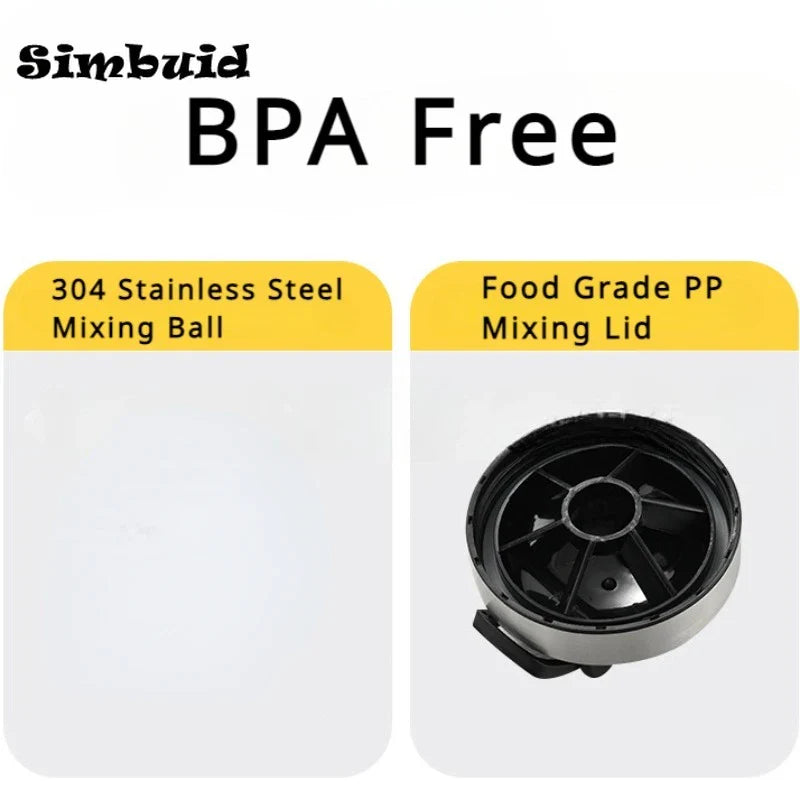 500ML/750ML Stainless Steel Protein Powder Shaker Bottle with Steel Ball and Scale Leak Proof Gym Fitness Sport Whey Shakes Cup - Premium Water Bottles from Stone's Store - Just $18.99! Shop now at Handbags Specialist Headquarter