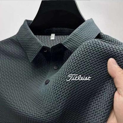 High Quality Summer Men's Ice Silk Polo Shirt New Short Sleeve Tops T-Shirt Polo Shirt Men's Fashion Casual Golf Clothing - Premium Men's Polo Shirt from Handbags Specialist Headquarter - Just $34.95! Shop now at Handbags Specialist Headquarter