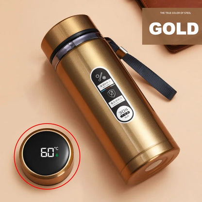 500ml–1L Stainless Steel Thermos Bottle – LED Temperature Display Vacuum Flask - Premium Water Bottles from Shop1104693174 Store - Just $23.99! Shop now at Handbags Specialist Headquarter