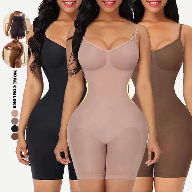 One-piece Shapewear Belly Lift Buttocks Flat Pants Open Crotch Post-partum Slimming Clothes Breast Support Sling Corset - Premium Bottoms from Shop1104660153 Store - Just $52.26! Shop now at Handbags Specialist Headquarter
