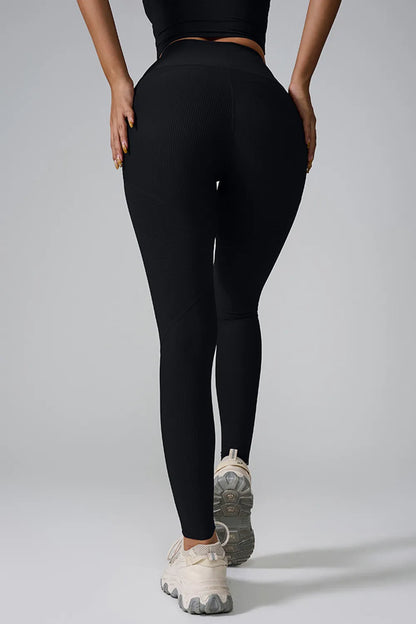 High Waist Active Leggings - Premium Leggings from Trendsi - Just $61.53! Shop now at Handbags Specialist Headquarter