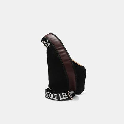 Nicole Lee USA Vegan Leather Leopard & Lip Pattern Crossbody Bag - Premium Wallet from Trendsi - Just $53.99! Shop now at Handbags Specialist Headquarter